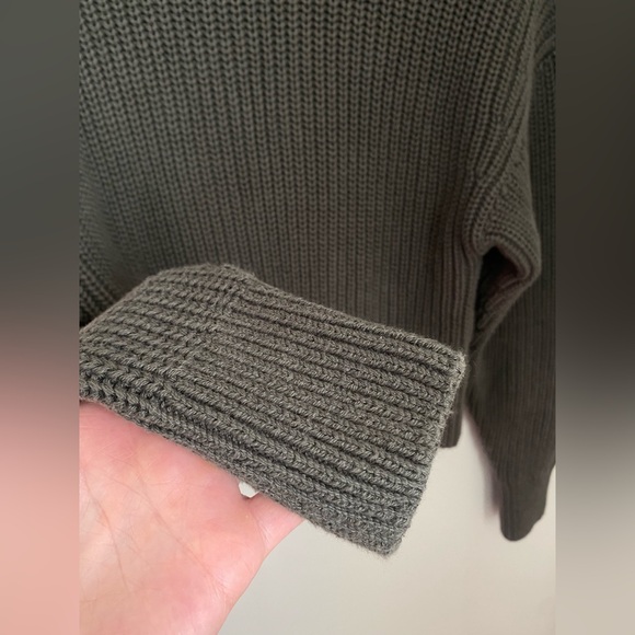 Everlane Cocoon Knit Crew Sweater in Everyday Organic Cotton Size XS Minimalist - Picture 4 of 11